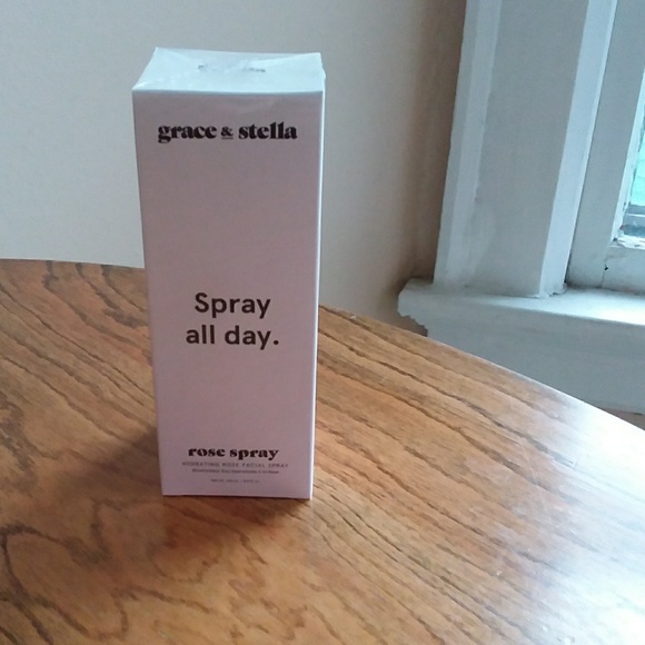 Grace & Stella Spray All Day Rose Facial Mist NIB - Picture 4 of 5